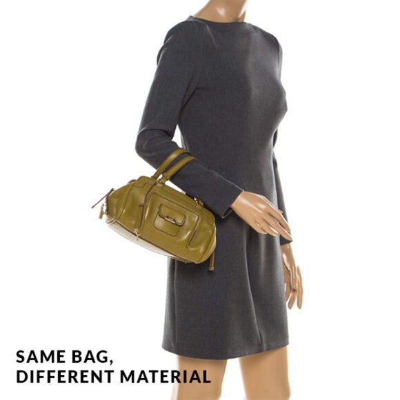 Tod's Kate Easy Piccola Giorno Calf Hair Haircalf Leather Mini Satchel Lock Bag - Picture 16 of 16